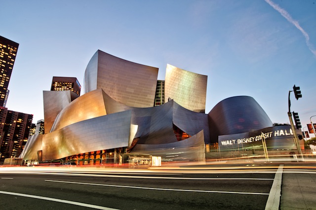Walt Disney Concert Hall at The Music Center Courtesy of the Los Angeles Philharmonic Association