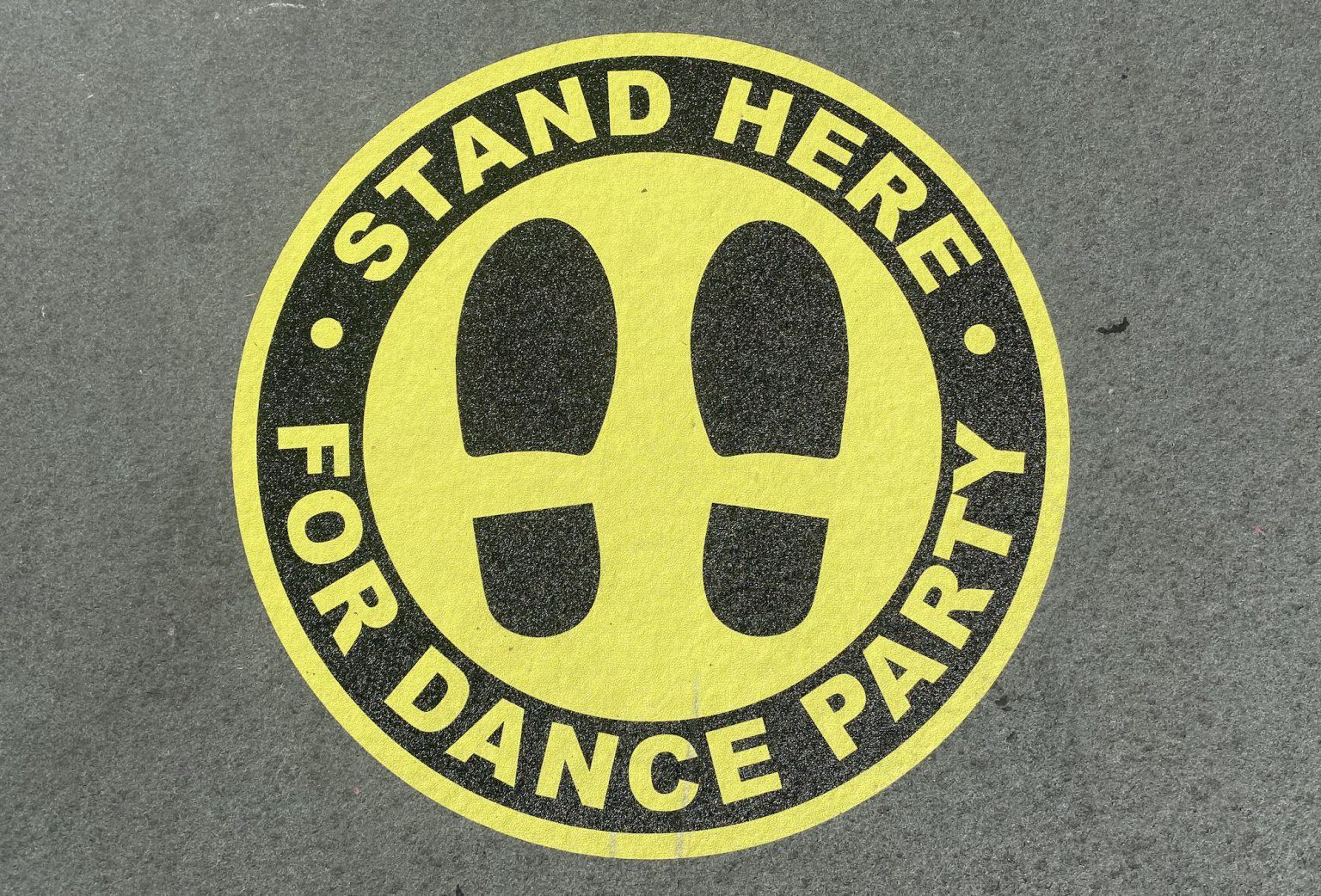 Stand Here for Dance Party